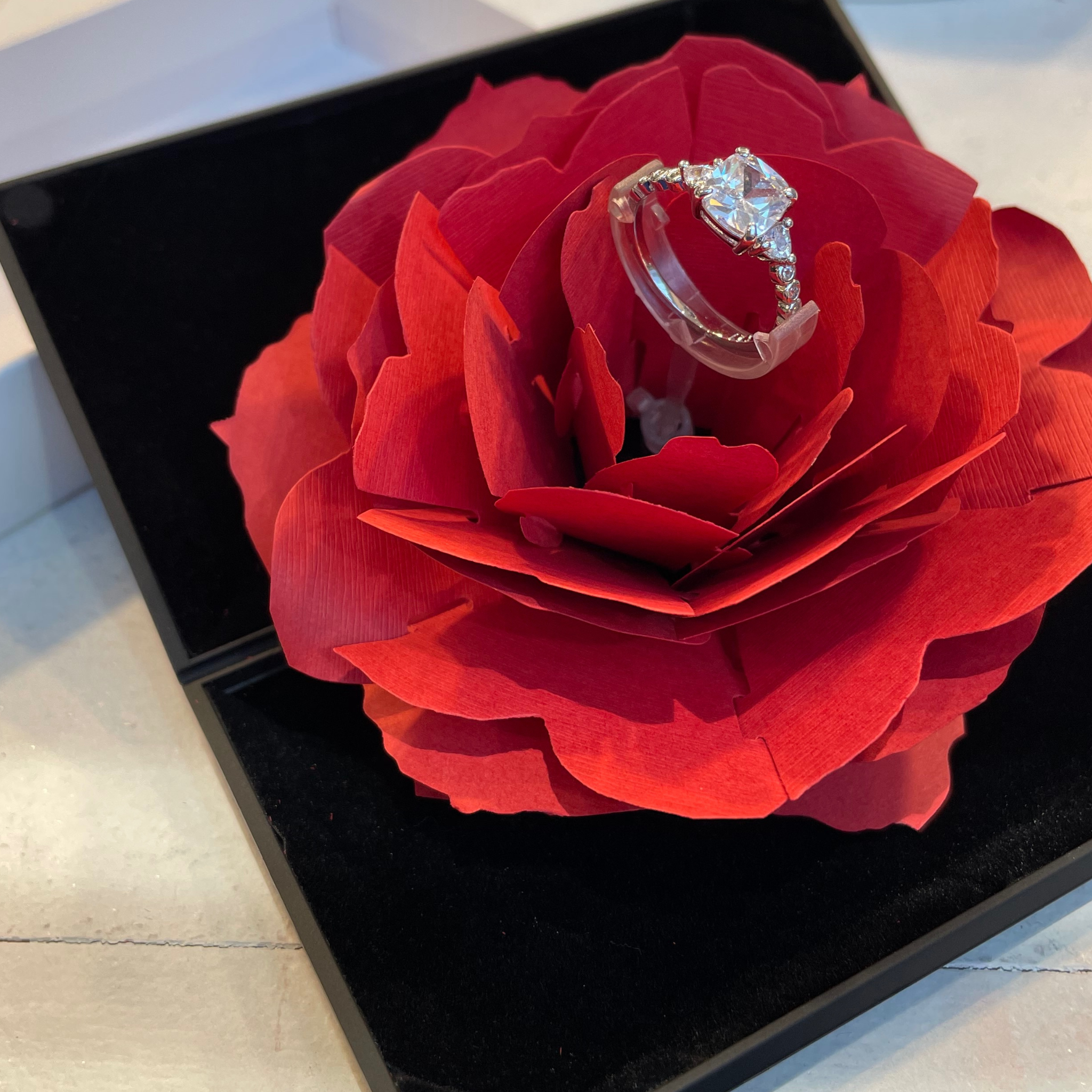 Rose Ring Box Endless Roses